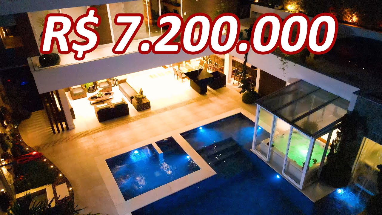 Mansão de Luxo no Condomínio Del Lago - Barra da Tijuca - Rio de Janeiro - Tour