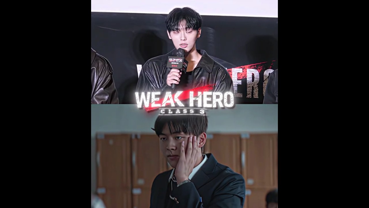 Suho at the new school 💀🔥 #WeakHeroClass #Kdrama #Shorts