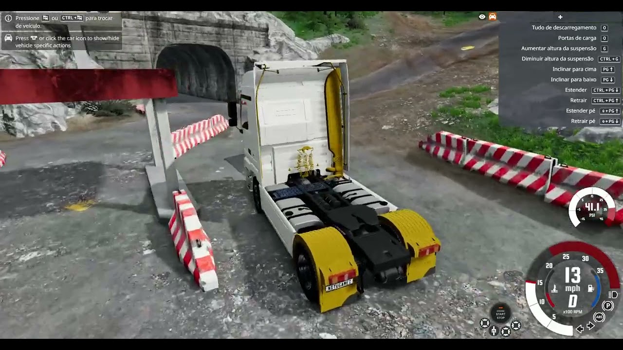 Destruição de carros vs Estrada do penhasco BEAMNG.DRIVE