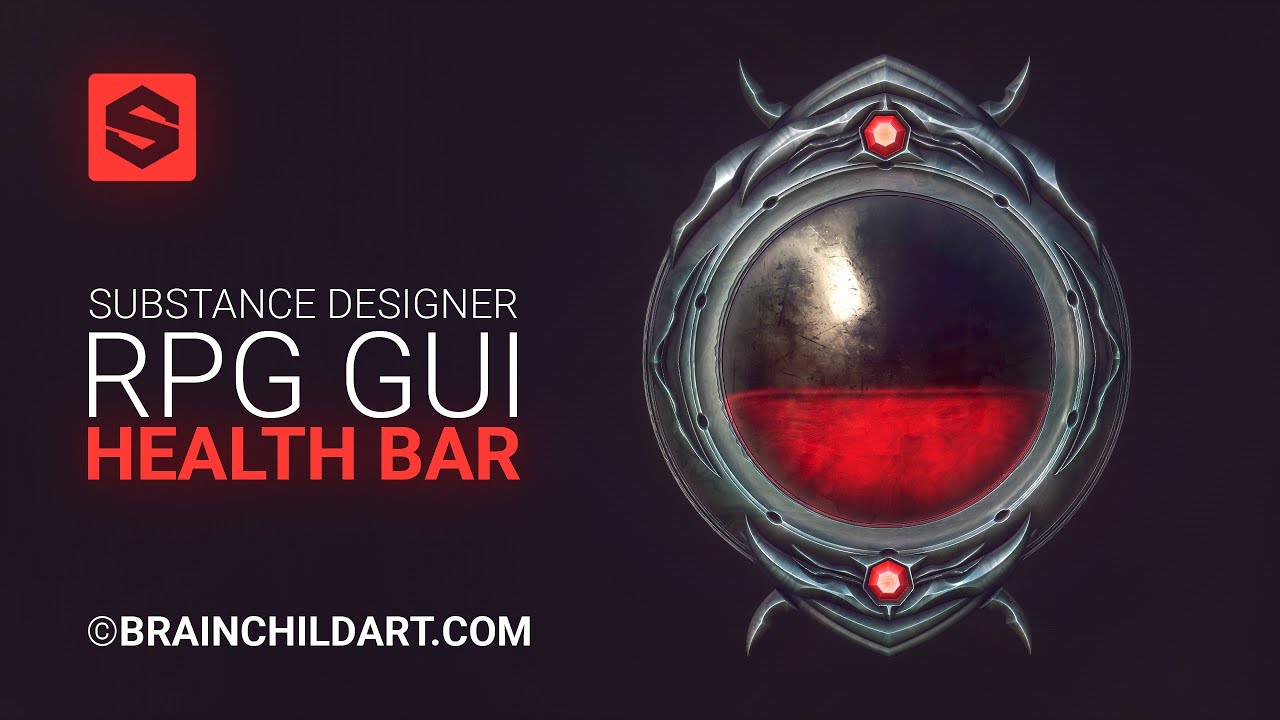 (GUI Game Design) in Substance Designer | 