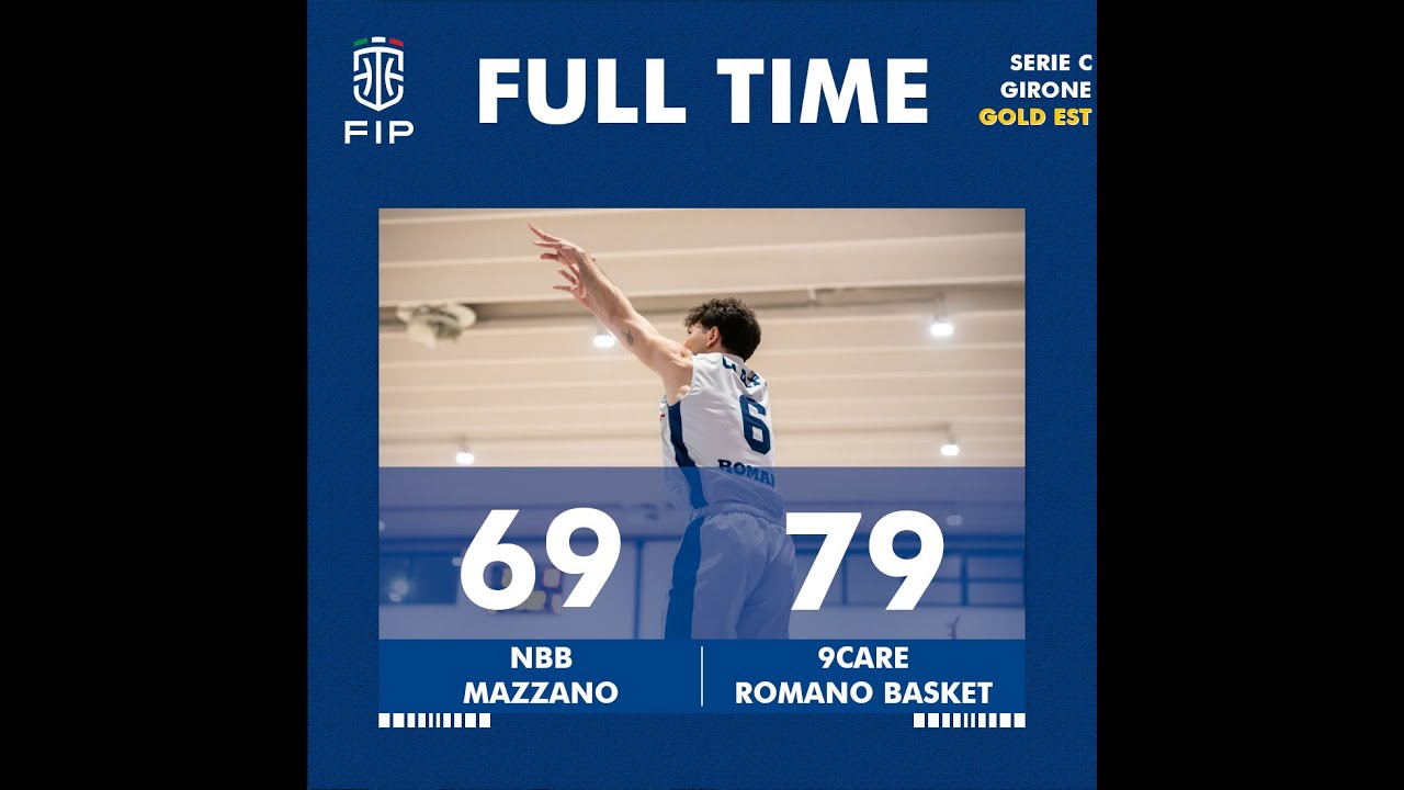 NBB Mazzano - 9Care Romano - Play-in Gold - Serie C