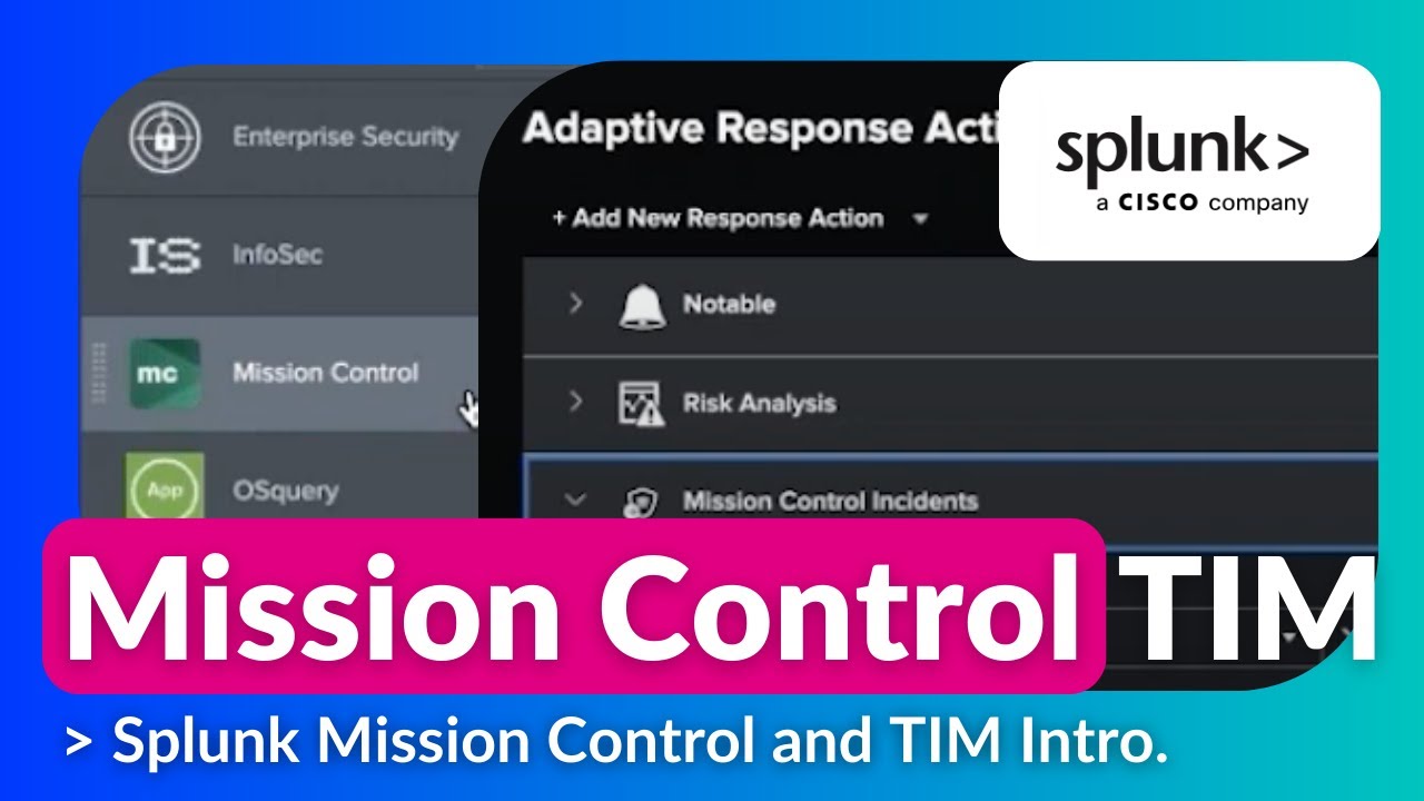 Splunk Mission Control: Threat Intelligence Management Explained — Threat Investigation & Response