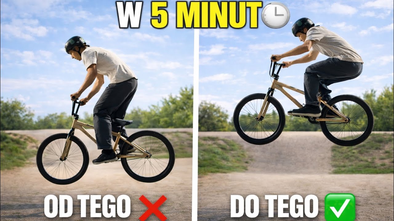 JAK PODSKOCZYĆ NA ROWERZE | HOW TO BUNNY HOP