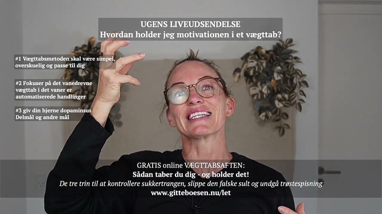 Hvordan holder jeg motivationen i mit vægttab?