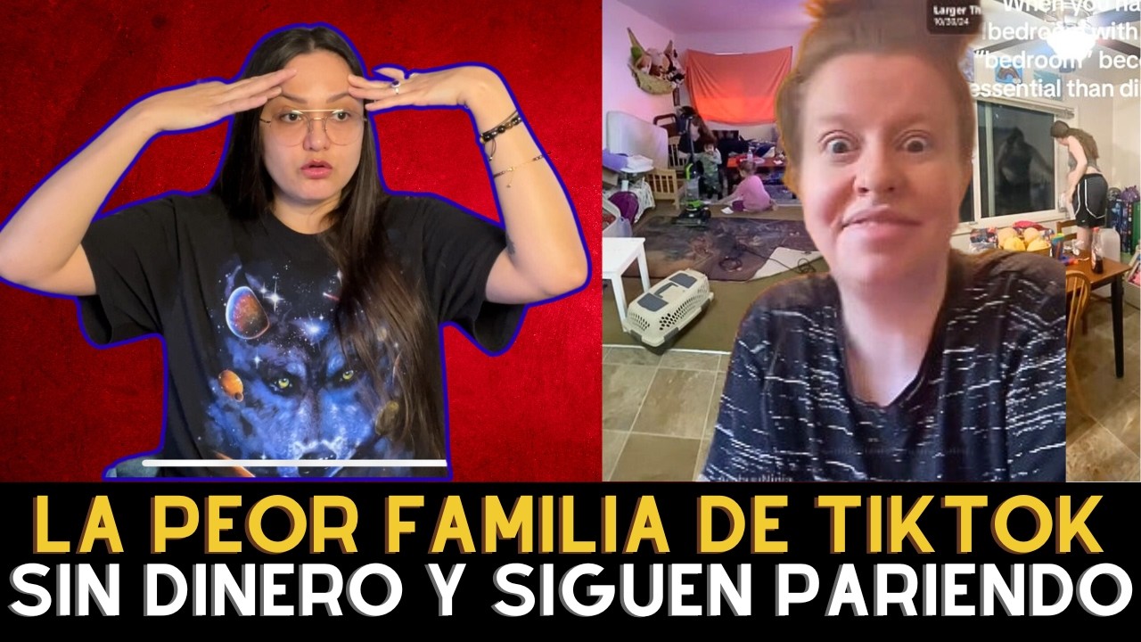 Una de las Peores Familias de Tiktok, tienen a 4 lepes durmiendo en la piso de la cocina