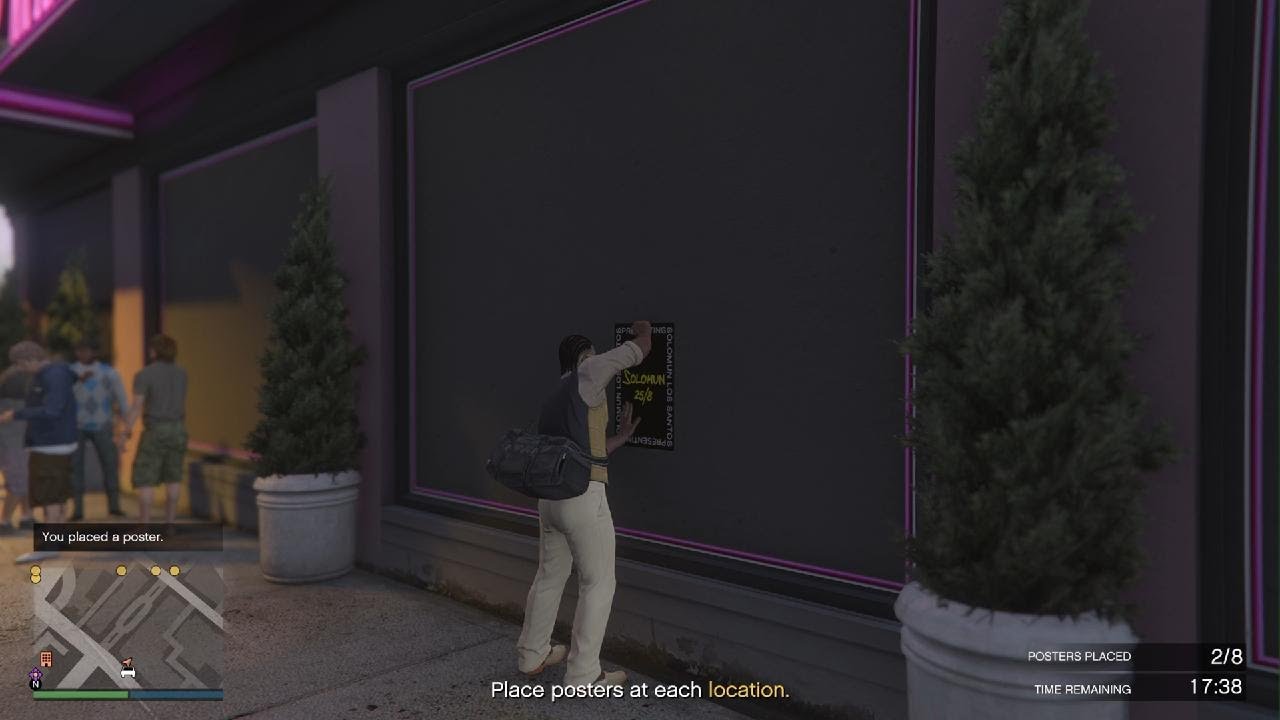 Grand Theft Auto V promoting nightclub