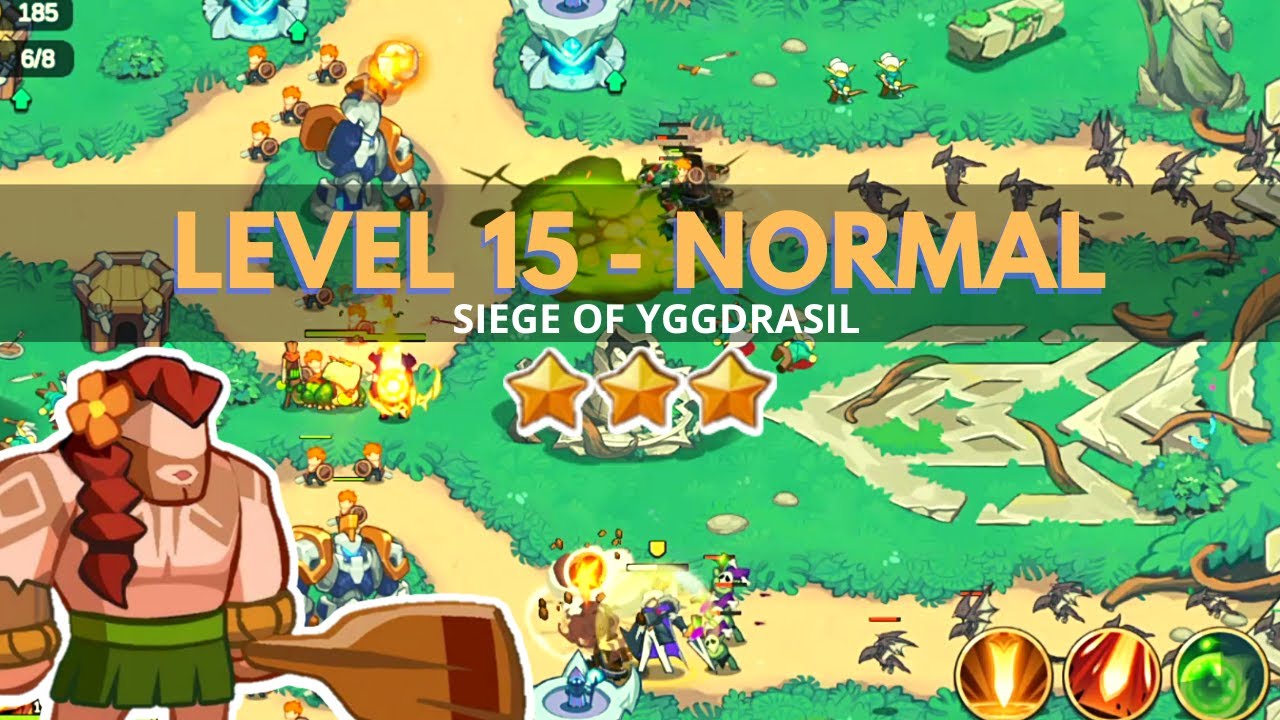 Empire Defender: Level 15 NORMAL / SIEGE OF YGGDRASIL / GAMEPLAY
