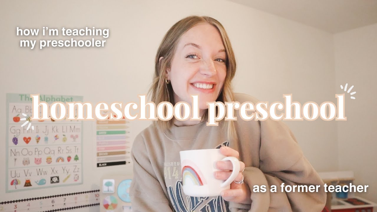 i'm a homeschool mom!! 📚✏️ how i'm teaching preschool at home (as a former teacher)