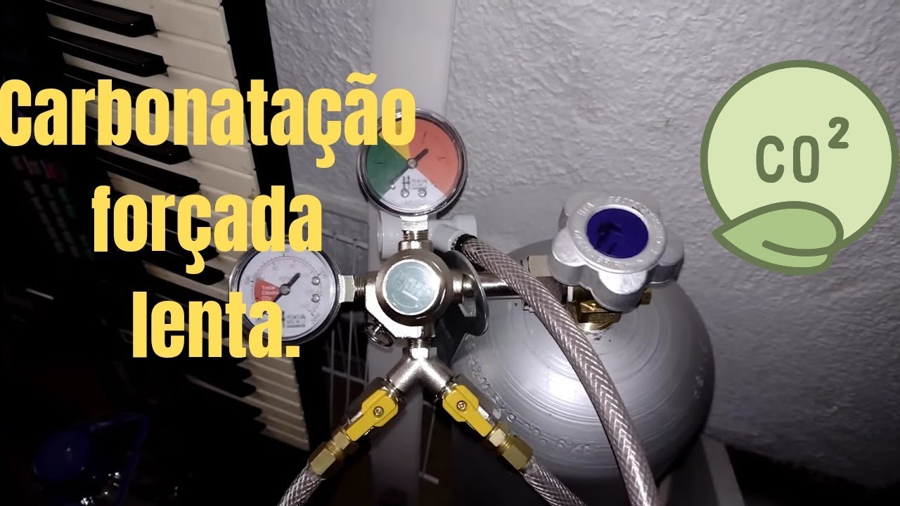 Como fazer, carbonatação forçada lenta, na prática. @patrickassis9435 #cervejaemcasa