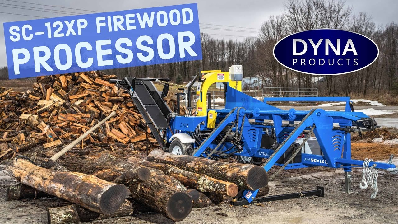 The Easiest Firewood Processor to Operate &mdash; DYNA Products SC-12XP