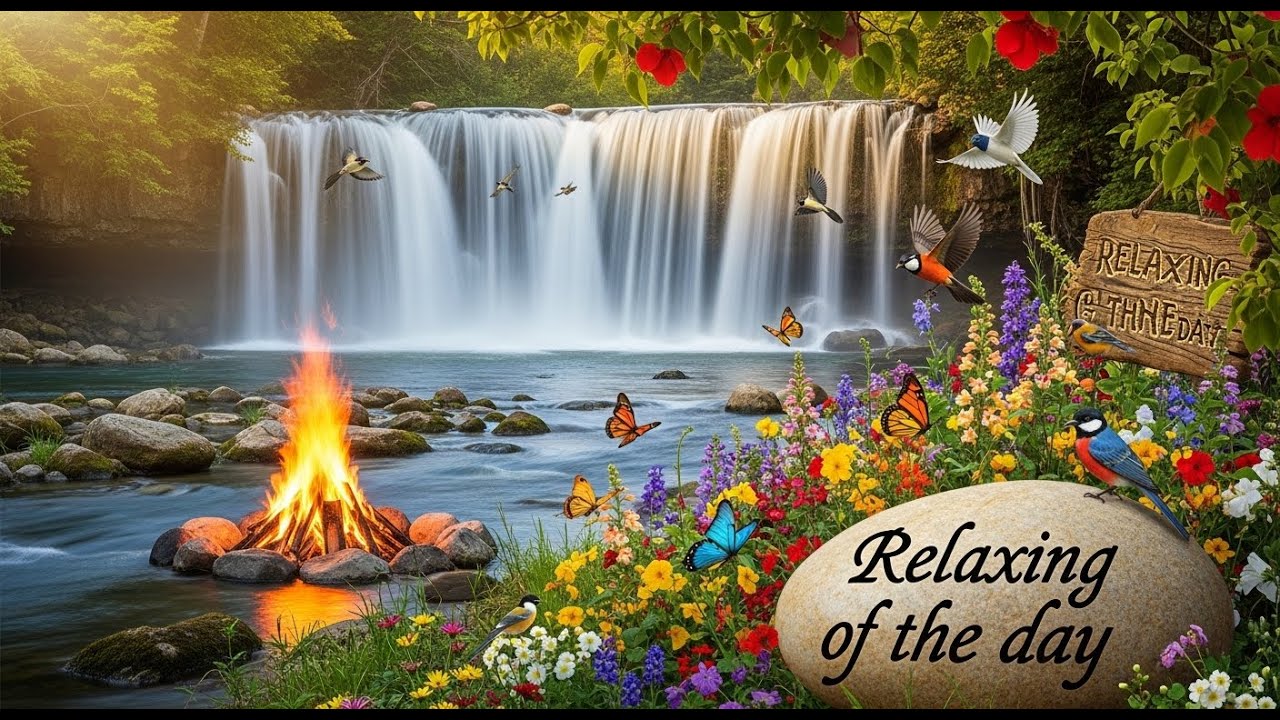 Relaxing of the day if you can't sleep drop your feel to the music...