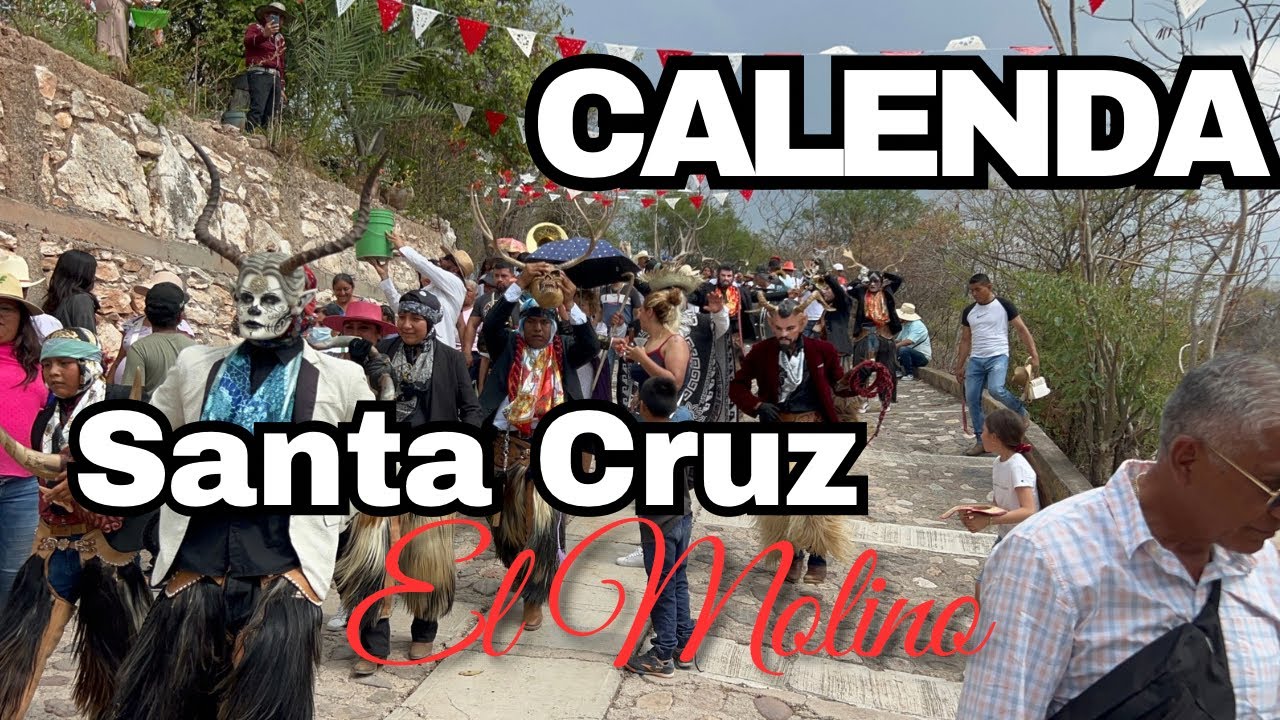 Calenda en Santa Cruz El Molino Chila de las Flores Puebla 2025
