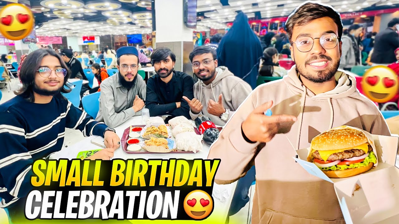 My Birthday Celebration with Friends 🎉 | Burger Cutting | Birthday Vlog