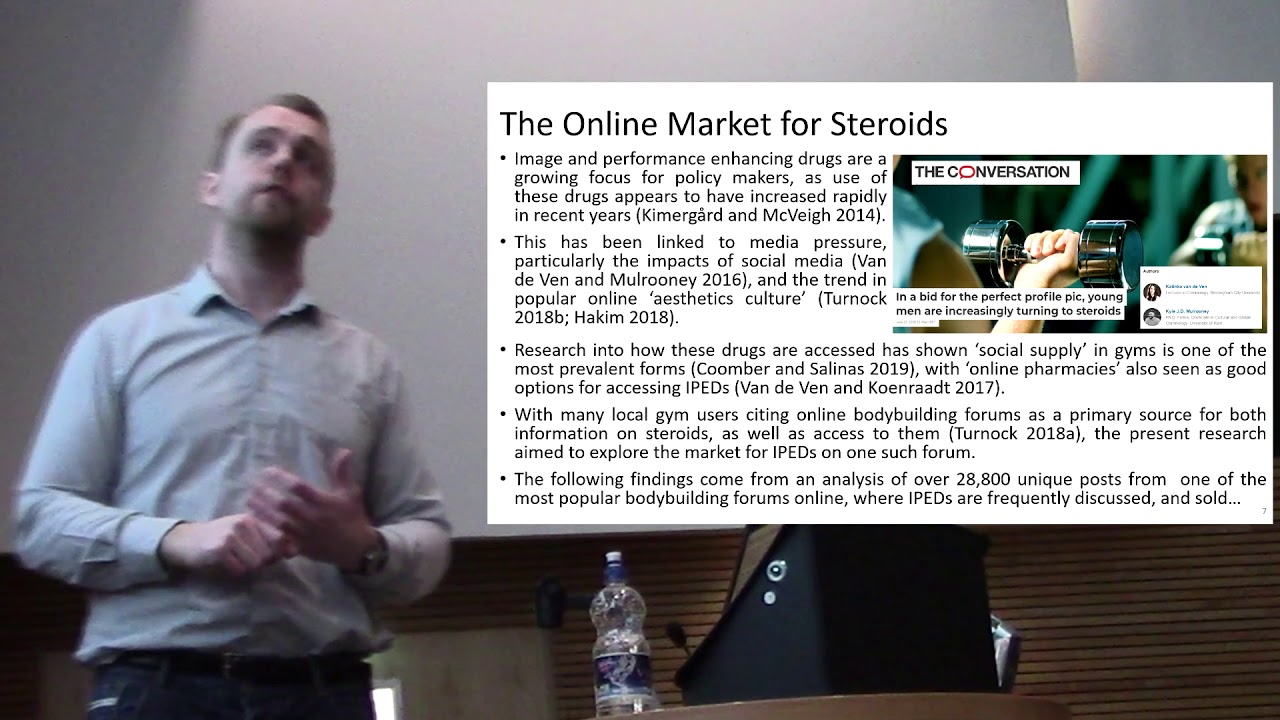 The Online Market for Steroids (Research Presentation)