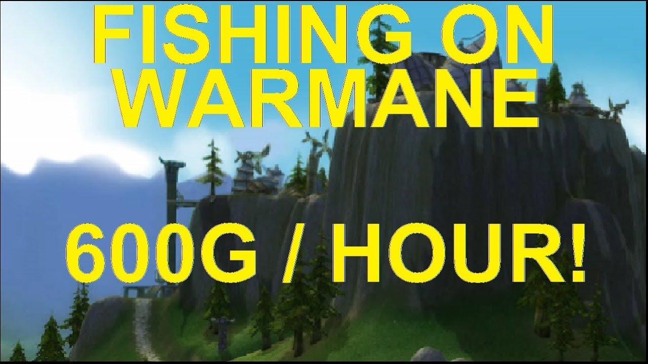Fishing Bot On Warmane - WOTLK Server - 600G / Hour, EASY $$$$ w/ Fishmonger