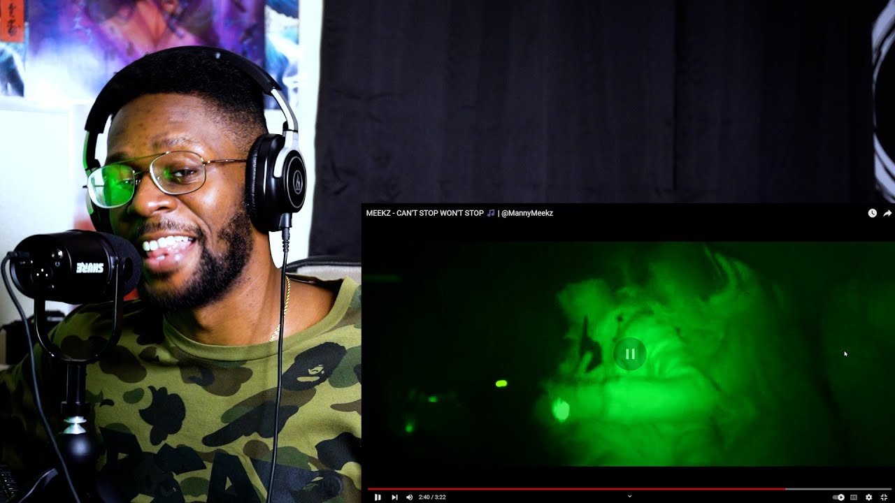 AMERICAN REACTS TO MEEKZ - CANT STOP WONT STOP !! @MannyMeekz