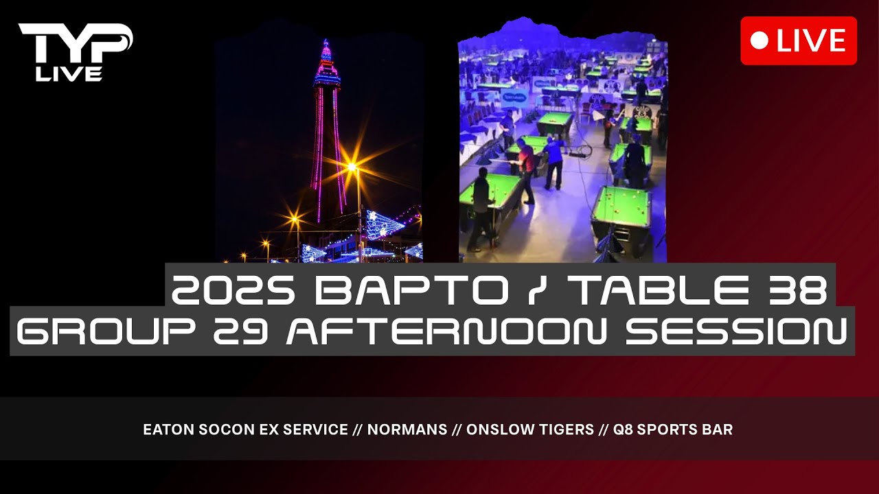 Table 38 BAPTO 2025 Group 29 Afternoon Session | Norbreck Castle Hotel Blackpool