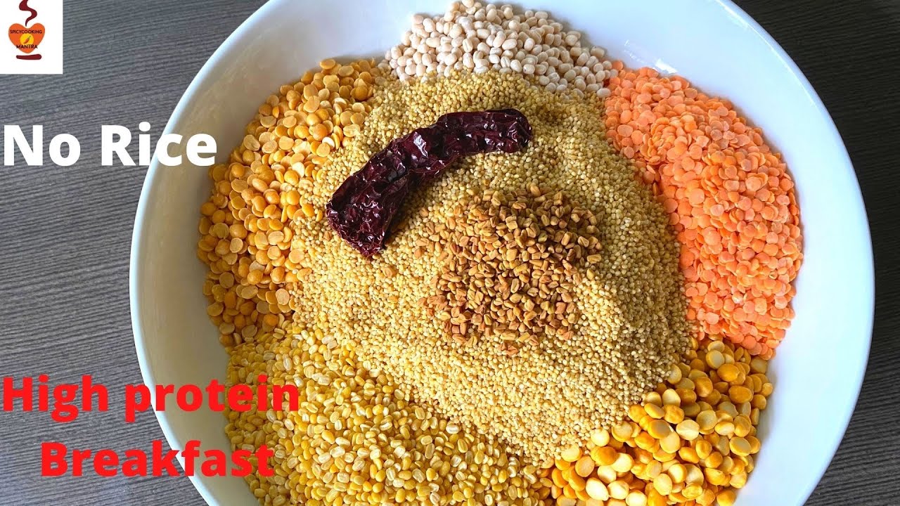 Multigrain dosa| Protein Rich Breakfast Recipes | multigrain breakfast recipe