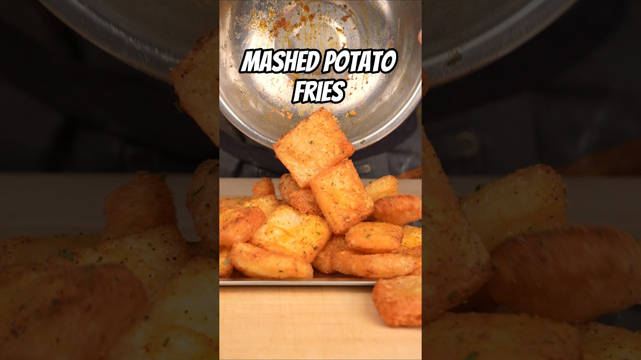 Mashed Potato Fries #shorts