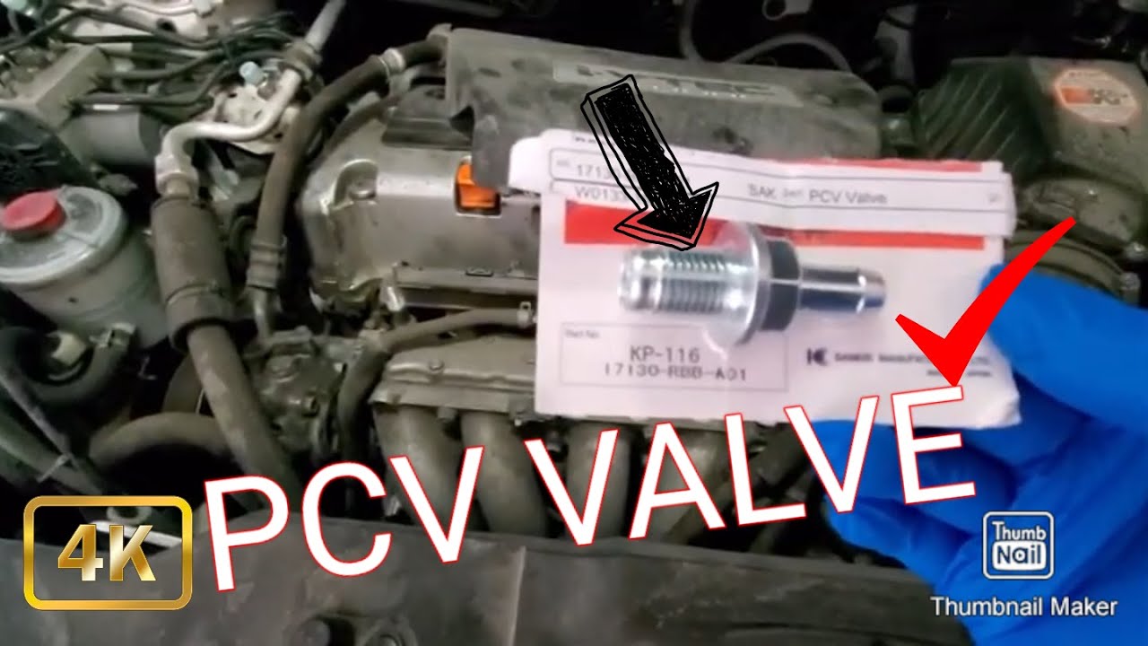 2008 Honda CRV PCV valve replacement