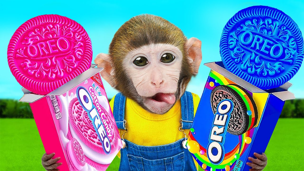 Monkey Dodo Buy Oreo Cookies for Bonbon and Gets Shocked by the Magic Vending Machine