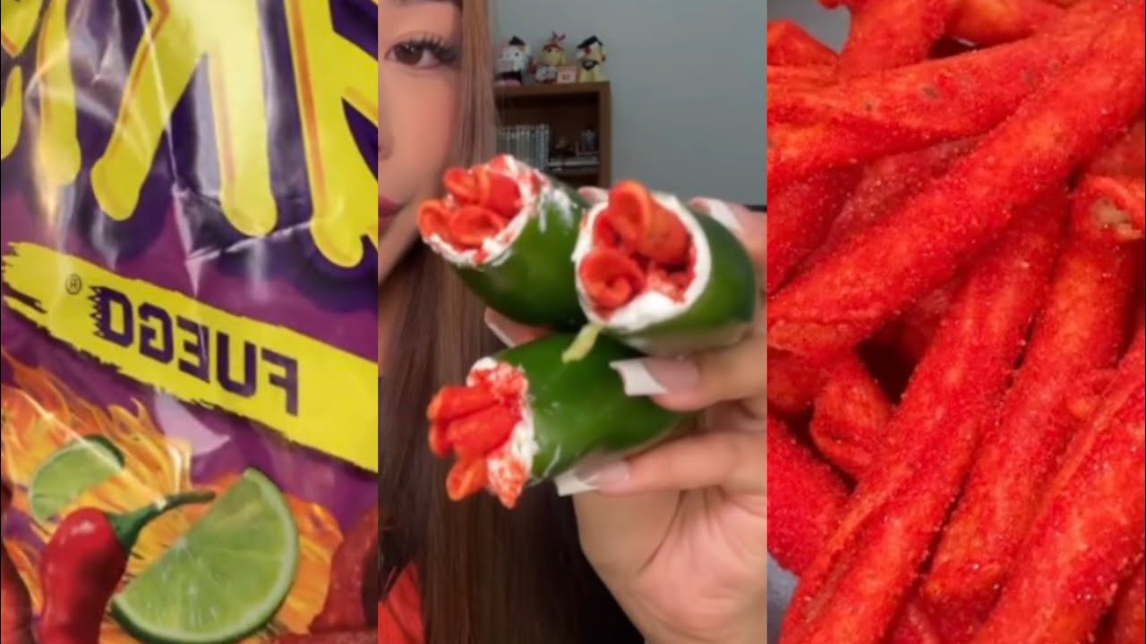 RED TAKIS CRUNCH MUKBANG COMPILATION 