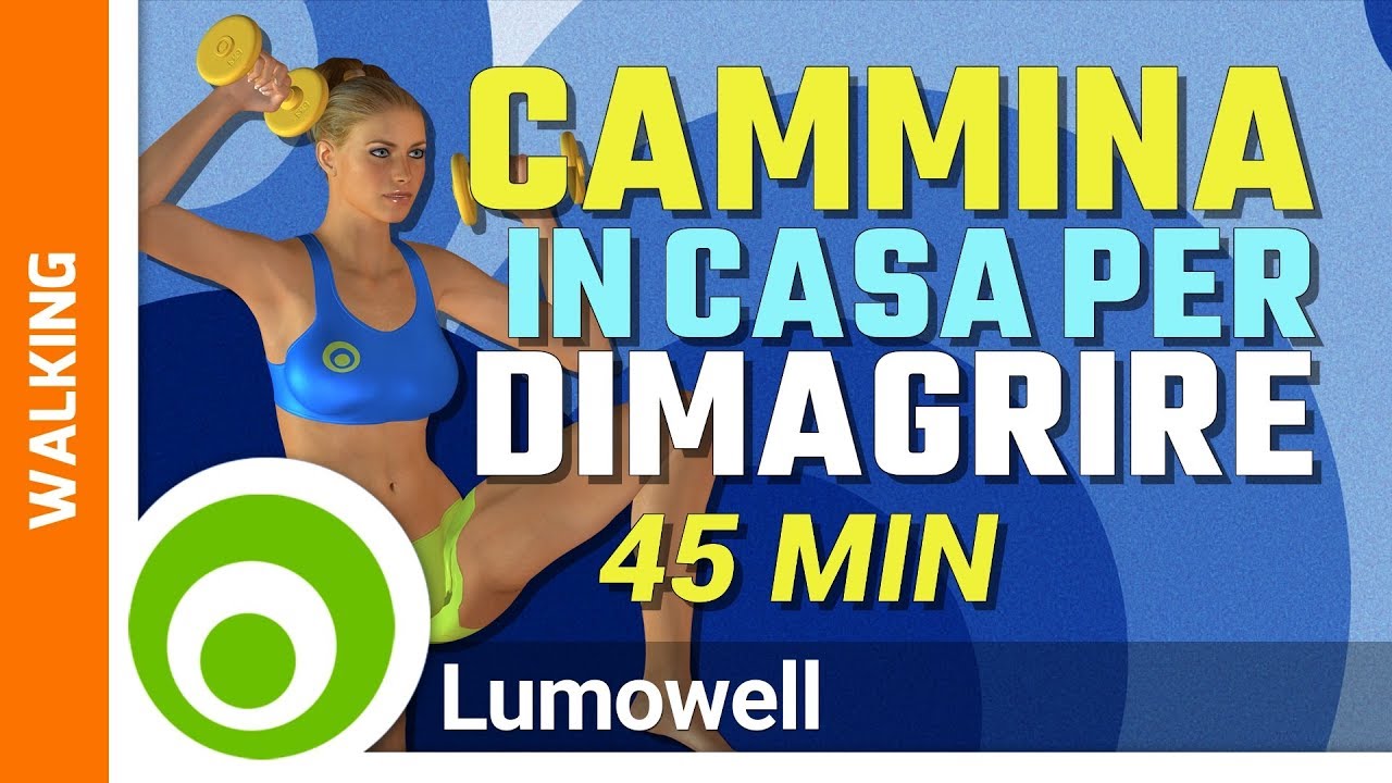 Camminare per Dimagrire Pancia, Fianchi e Cosce in Casa - Esercizi Principianti