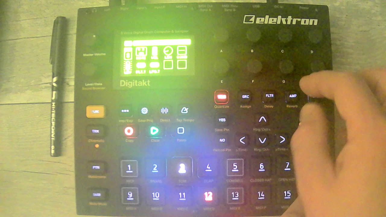 Digitakt Random Effects & Trigless Trigs | Miss Froy's Inferior Webcam Videos