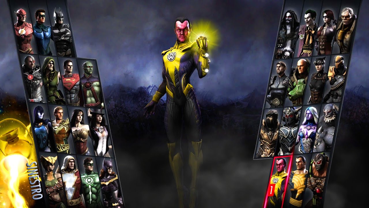Sinestrio Was A Good Zoner Character In This Game! - Injustice 1 - Arcade Battle