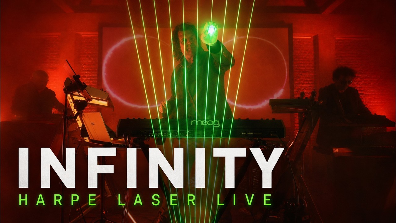 Laser Harp Live Performance &ndash; INFINITY | Eric Bettens