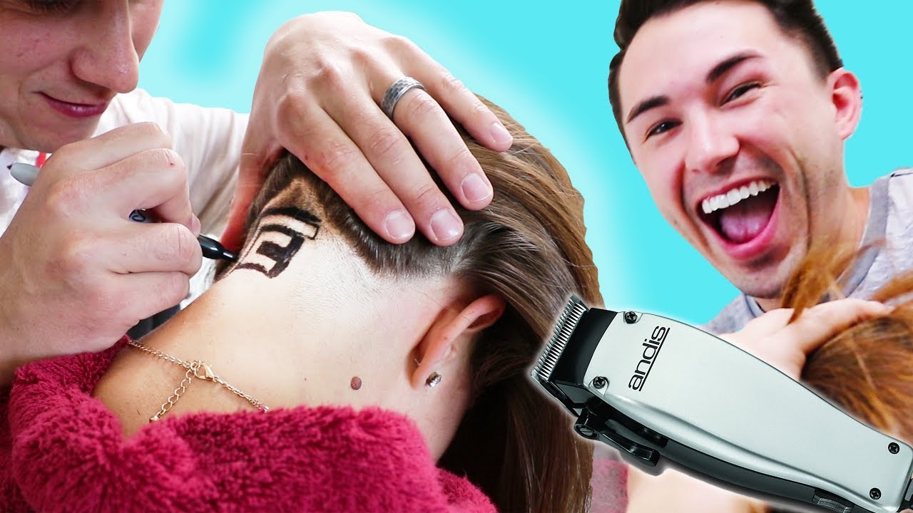 Husband Cuts Wife's Hair - Shaving My Undercut Hair Removal Prank