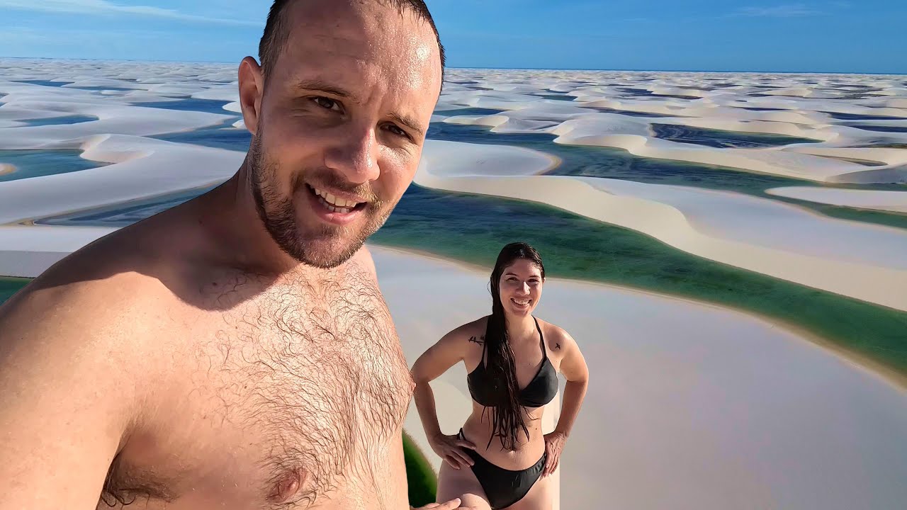 Nos BAÑAMOS en el lugar mas EXTRAÑO😱 y UNICO de todo el VIAJE - Lençóis Maranhenses