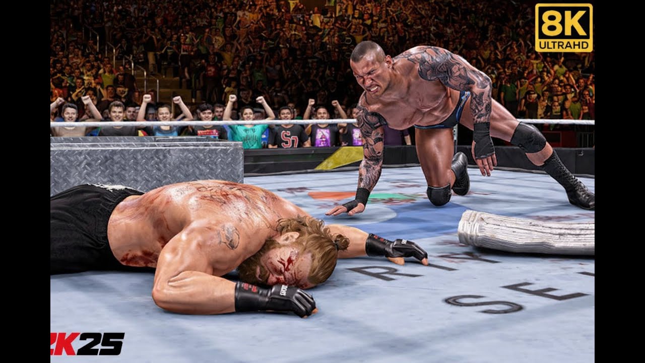 WWE2K25 RANDY ORTON VS BROCK LESNAR