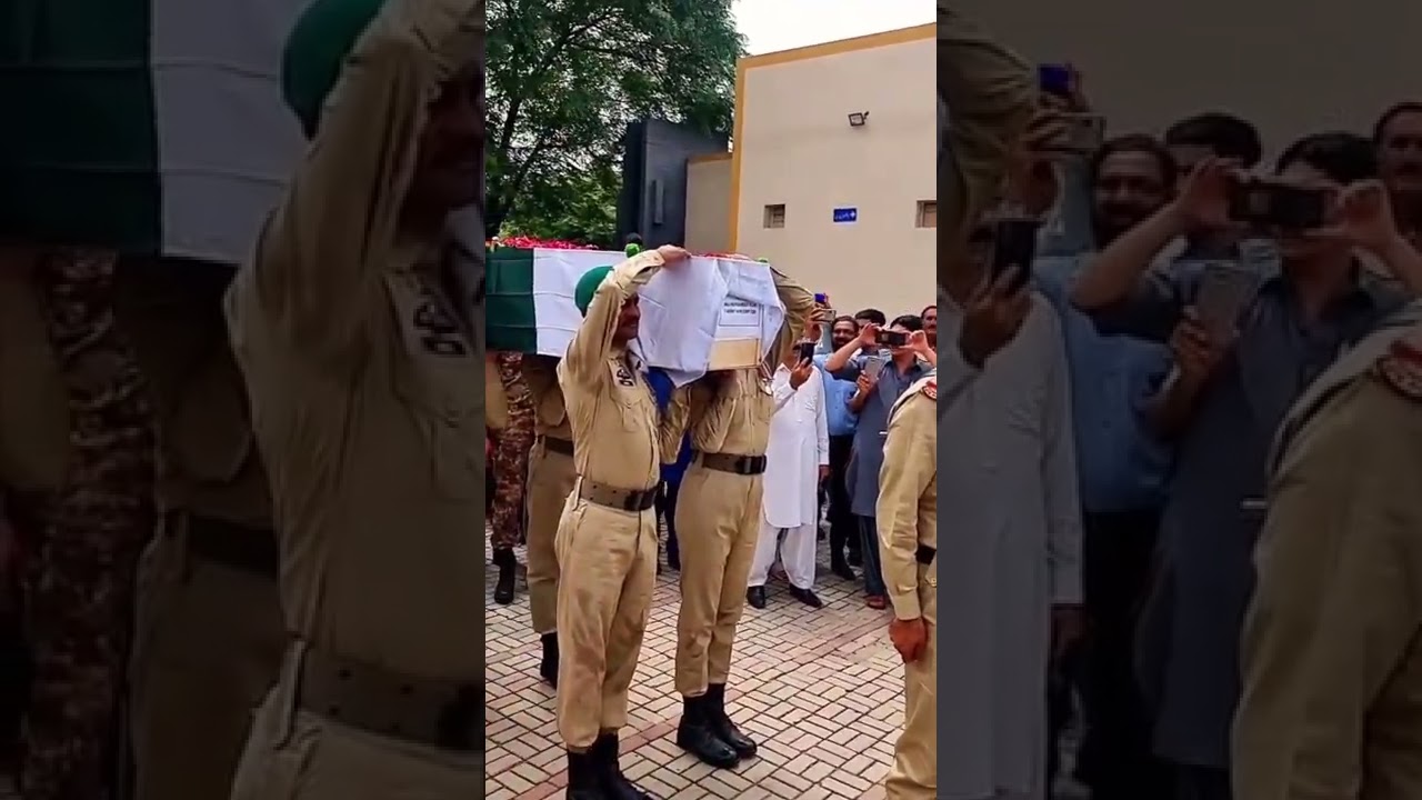 Funeral of Pilot Major Talha Manan Raja Shaheed Pakistan Army Aviation Helicopter Crash 🇵🇰