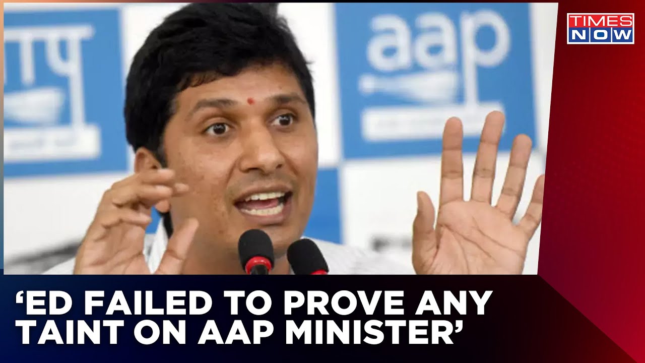 ED Failed To Prove Any Taint On AAP Minister | AAP Slams Witch Hunt On Opposition By BJP | Times Now
