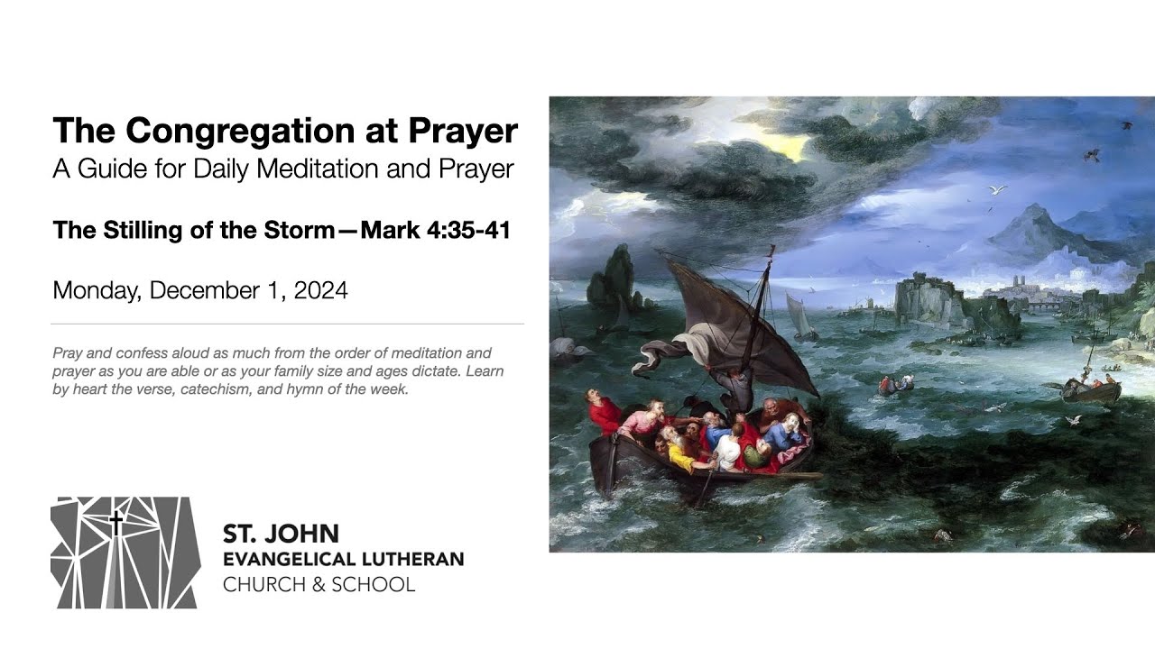 The Stilling of the Storm—Mark 