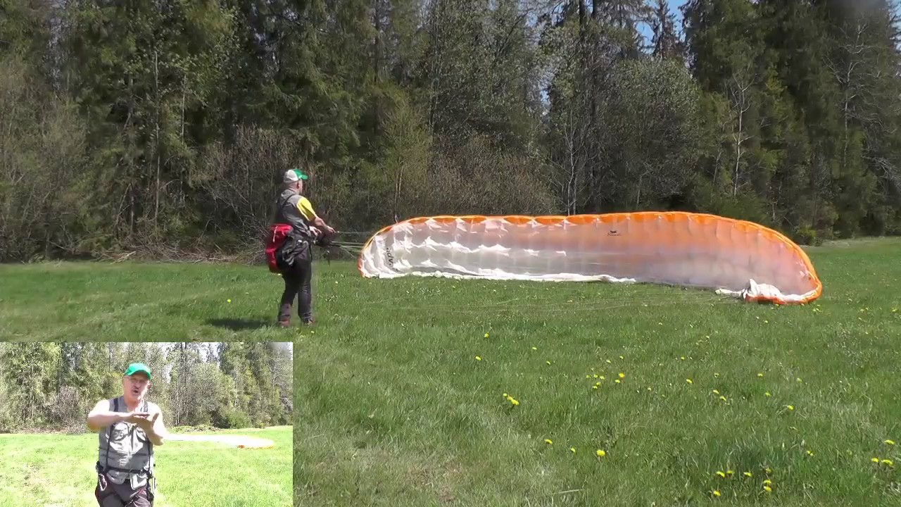 Akademia Latania na Paralotniach - ćwiczenia na ziemi -Ground Handling