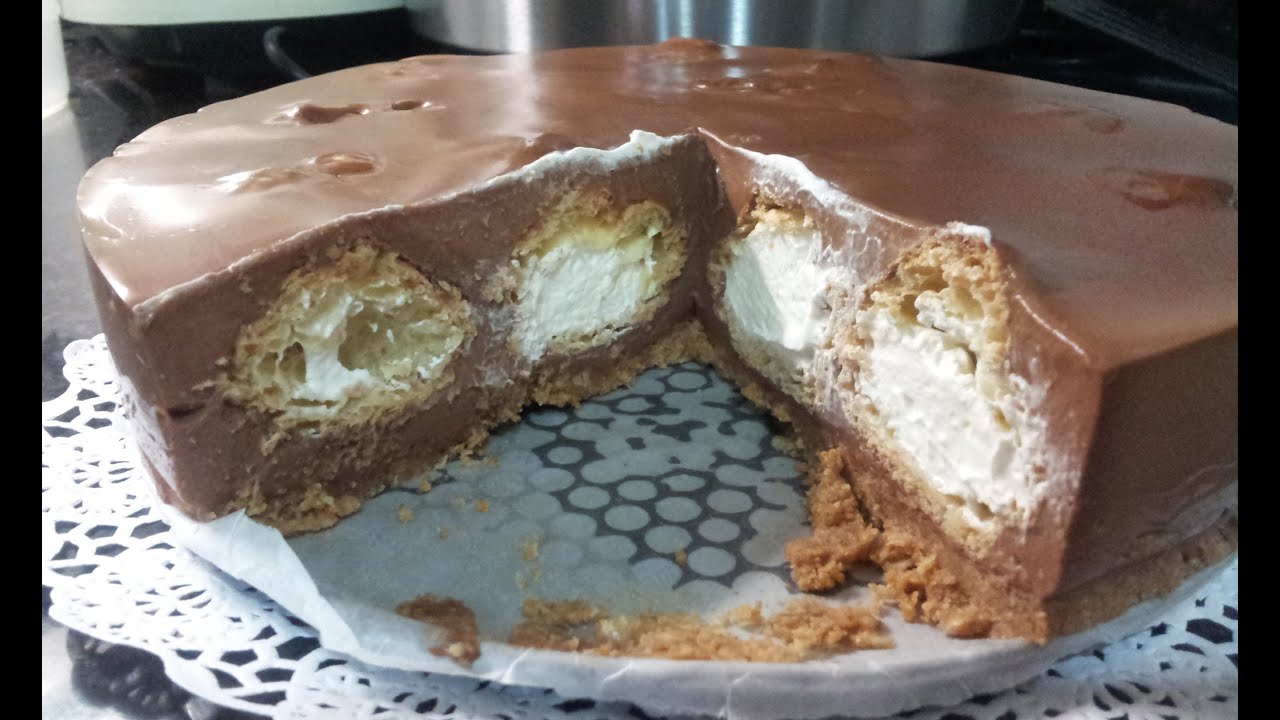 Tarta de profiteroles en Thermomix