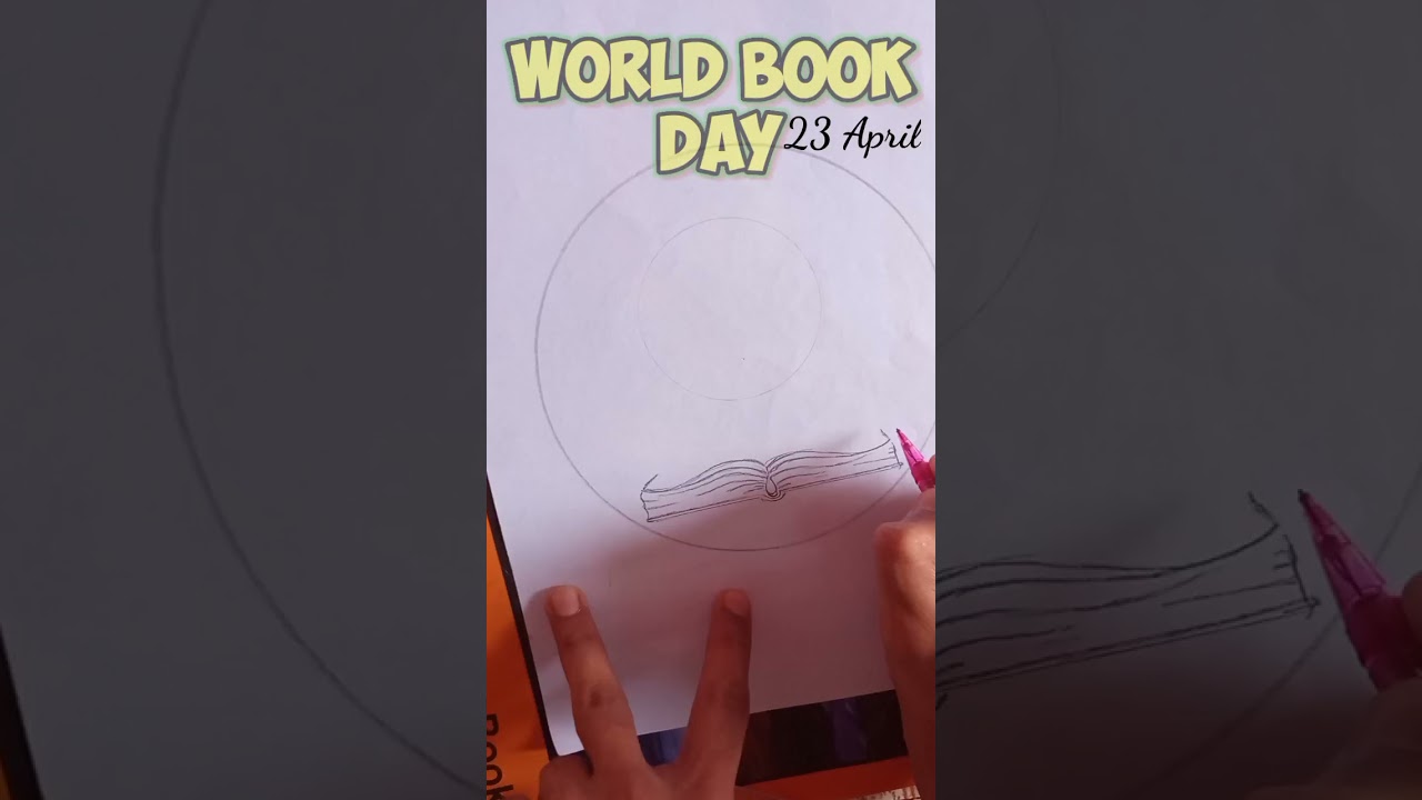 World Book Day#easy_drawing#world#art#short#youtube_shorts