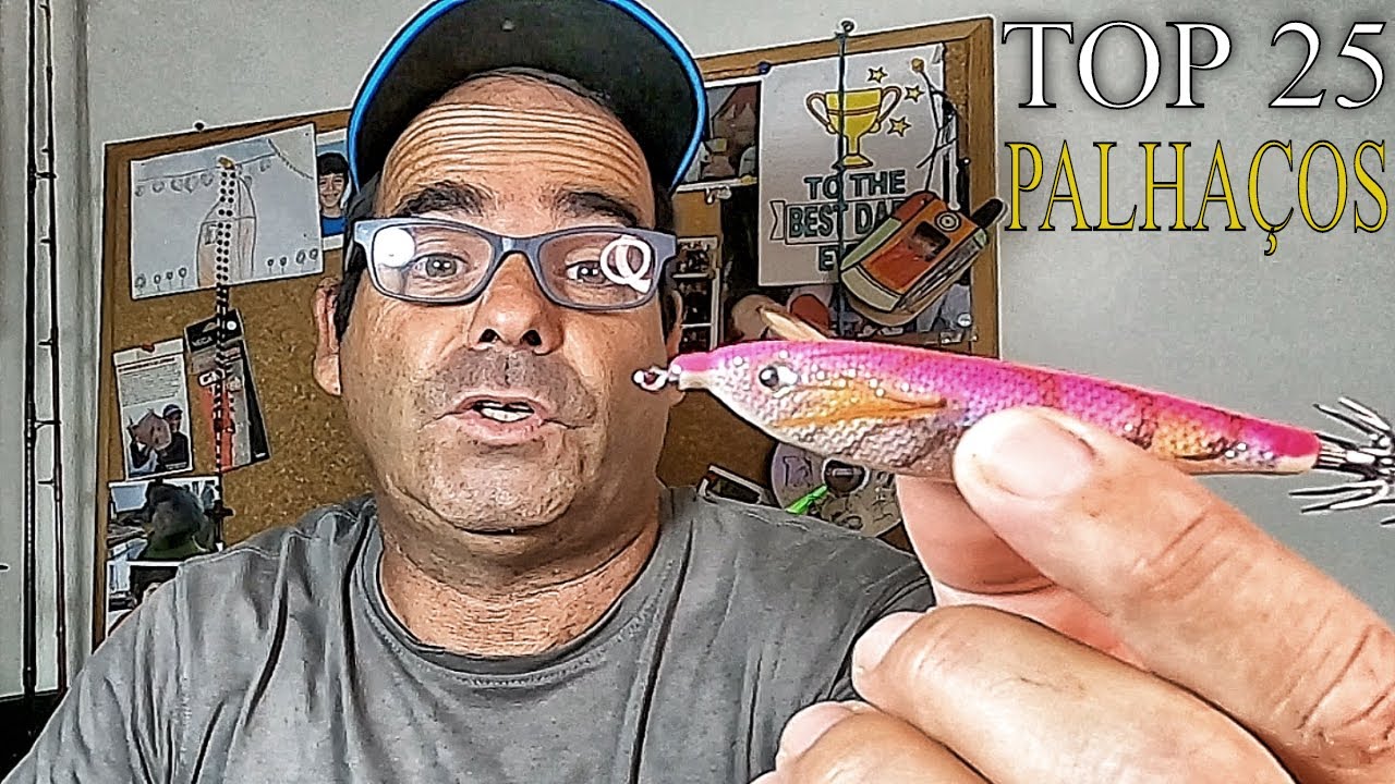 TOP 25 PALHAÇOS PARA O CHOCO /TOP 25 SQUID JIGS FOR CUTTLEFISH/ PESCA AO CHOCO 2020/إصطيادحبار