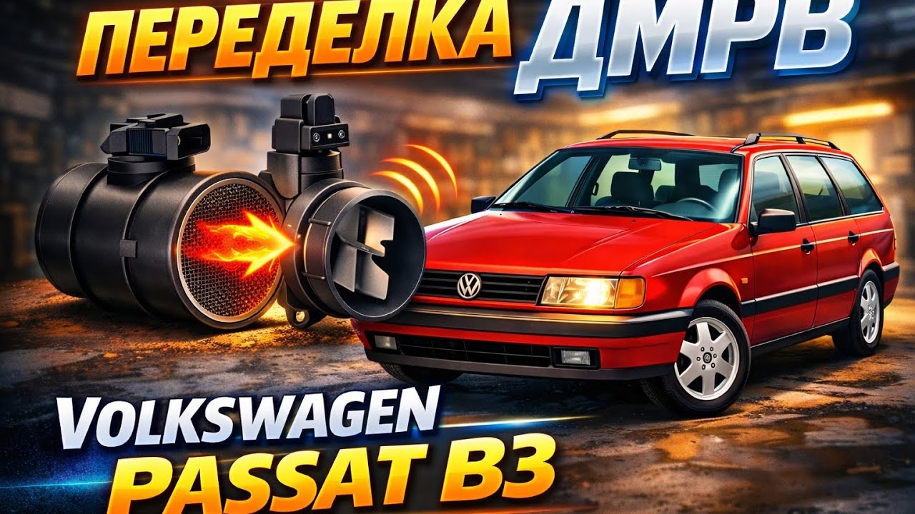 ПАССАТ Б3!ПЕРЕДЕЛКА РОДНОГО ДМРВ НА ДПДЗ С ЗАЗ ЛАНОС!ПОДРОБНО!