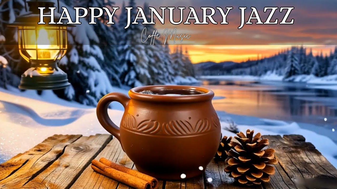 Happy January Jazz ☕ Morning Coffee Music with Relaxing Jazz & Bossa Nova Piano for Great Mood