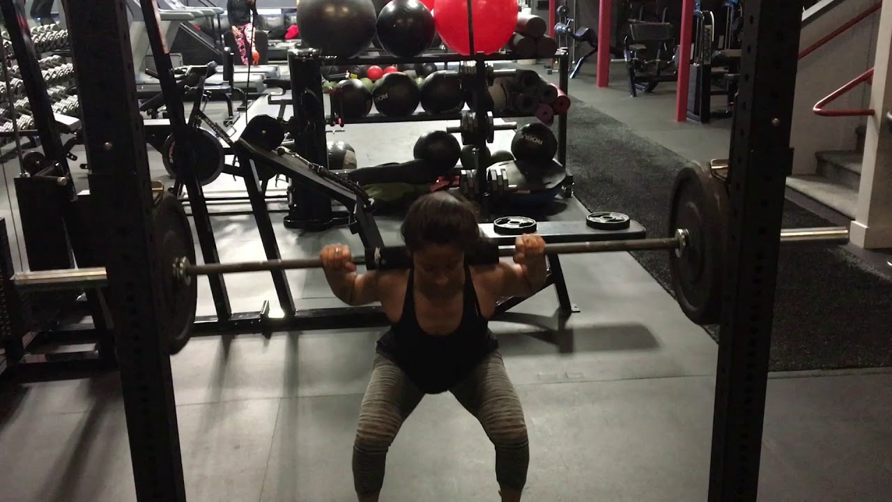 Inside The Gym: Stephanie Gutierrez Barbell Back Squat
