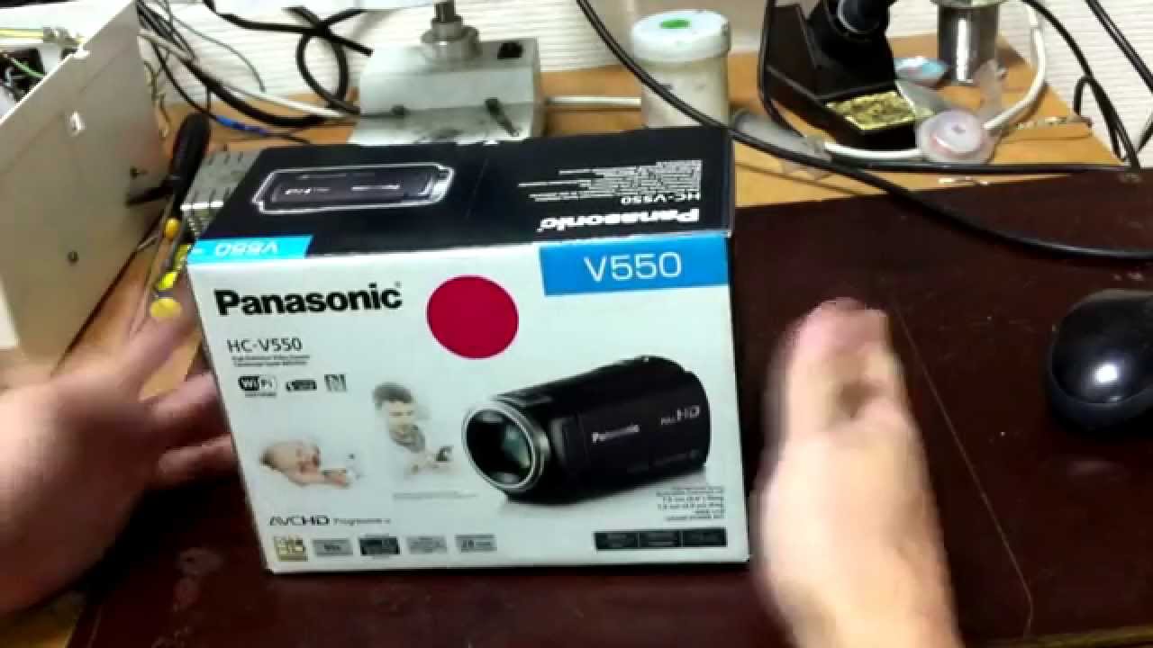 Радостная покупка! Обзор камеры Panasonic HC V550. (Review)