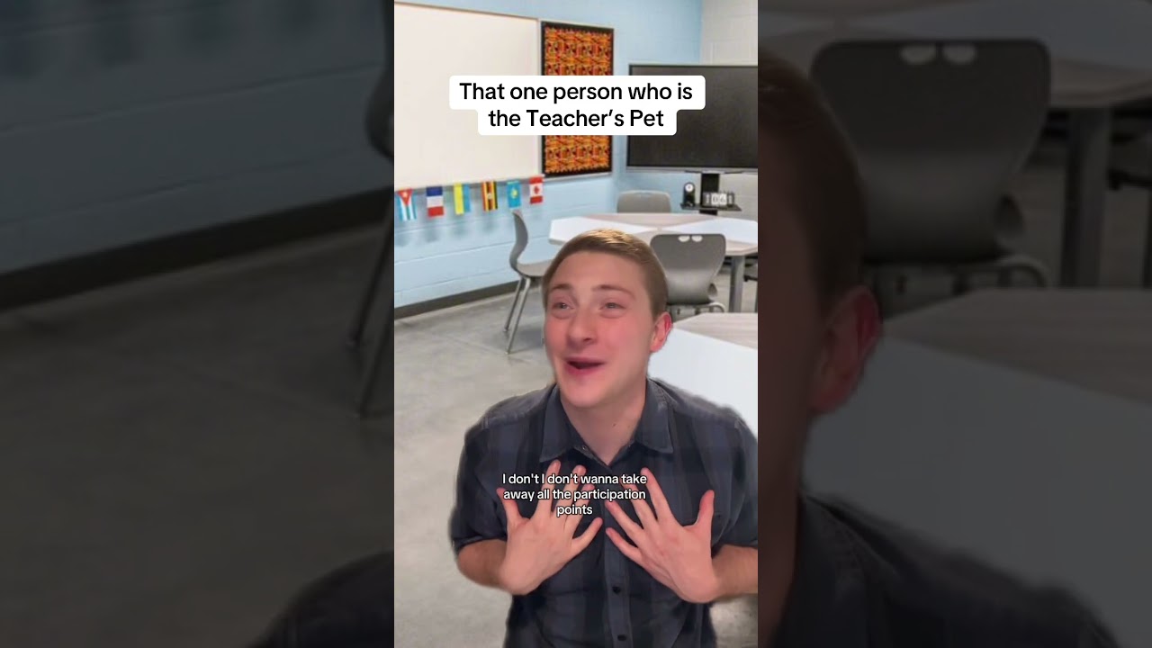 That one person who is the teachers pet #comedy #school #teacher #pov