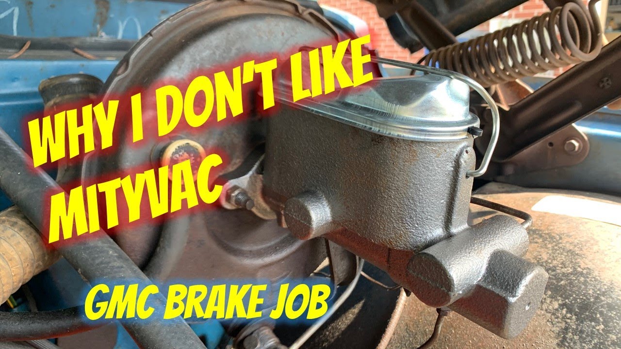 GMC Truck Brake Job and why I don't like Mityvac