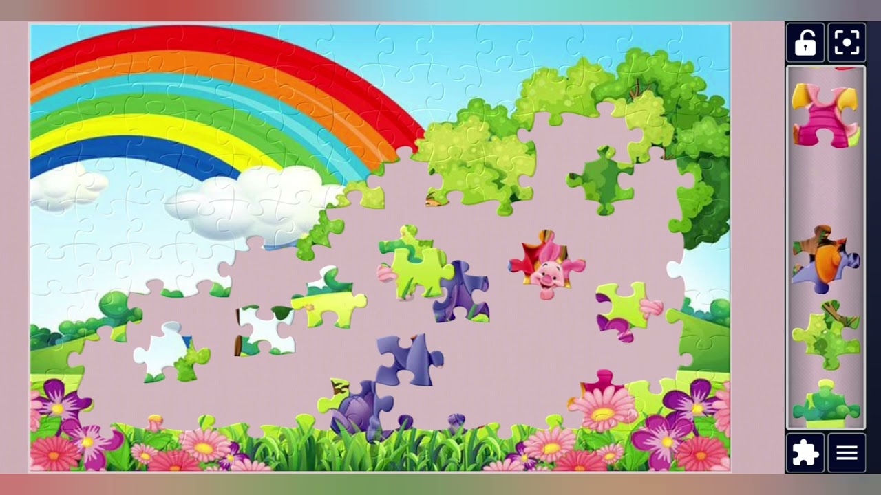Winnie the pooh and his friends🐻🐷🐯🐱🐭🌈✨🪄//jigsaw puzzles craft 🧩🧩//Amazing puzzles Art//puzzles Art//