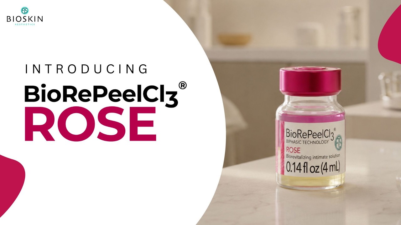 Intymny blask z BioRePeelcl3 Rose
