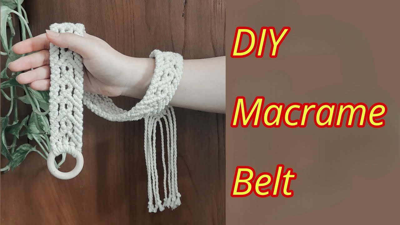 How to weave a macrame belt? /diy macrame belt/tutorial/#macramebelt #diycraft #diymacrame