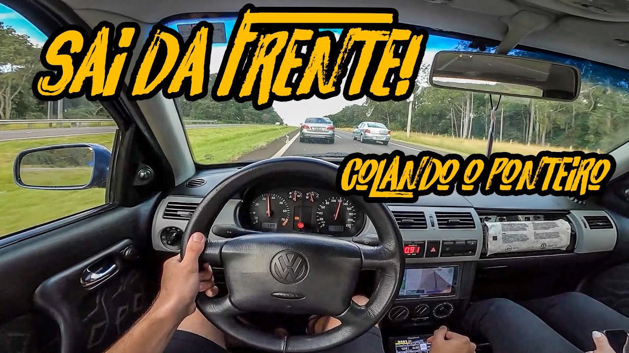 SE NÃO ANDAR EU EMPURRO DE GOL TURBO 500CV! MERCEDES QUIS ACELERAR